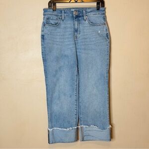 Maurices Light Blue Women's Cropped Straight Jeans